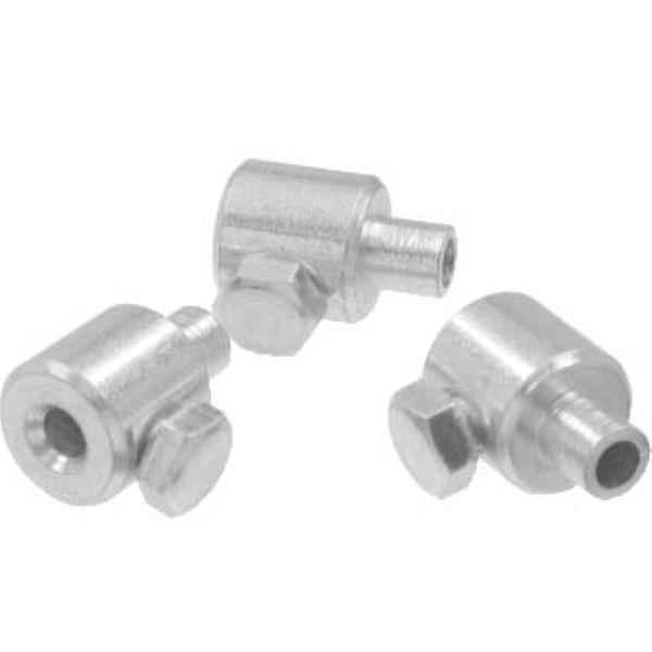Zrcátka páčky řídítka - Koncovka lanka plynu se šroubkem 1,9mm