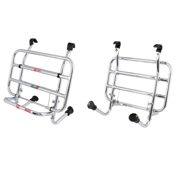 Příslušenství a nářadí - Přední chromovaný nosič Faco pro Piaggio Vespa PX