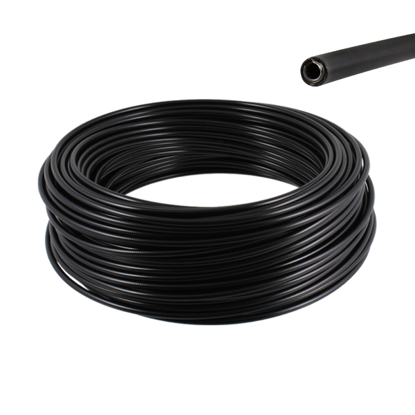 Zrcátka páčky řídítka - Bowden teflonový černý 2,5/4/5 mm 50 m