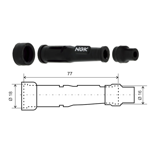 Import Rms - CAPP. CANDELA NGK SD05F 8022