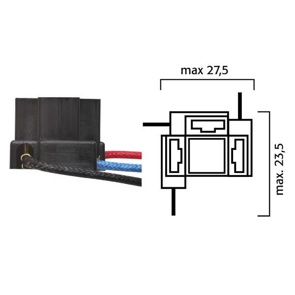 Import Rms - PORTALAMPADA H4 C/CAVI