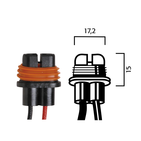 Import Rms - PORTALAMPADA H8/H9/H11 C/CAVI