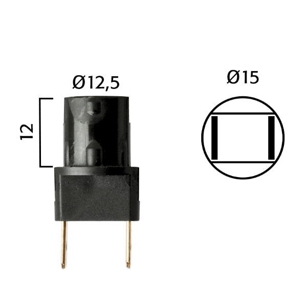 Import Rms - PORTALAMPADA T10 WB