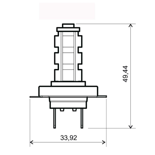 Elektro díly - Žárovka LED RMS H7 12V