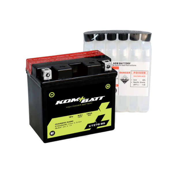 Elektro díly - Bezúdržbová baterie Kombatt KTZ7S-BS (YTZ7S-BS) 12V
