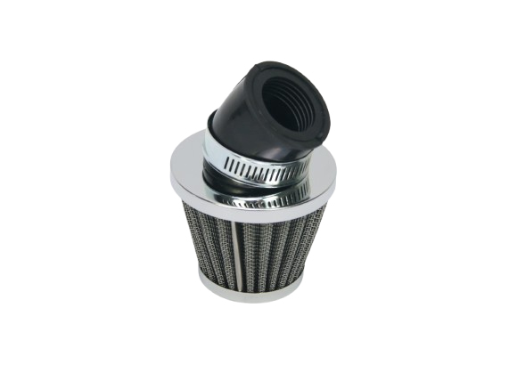 Motor - Vzduchový filtr úhlový - otvor 28mm 70x50x110 pro JAWA 50 Pionýr - 20, 21, 23