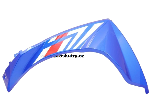 Podvozek tlumiče - Pravý přední plast modrý pro Maxon Ardour 50/125ccm YD 64303-GP10-0MDR