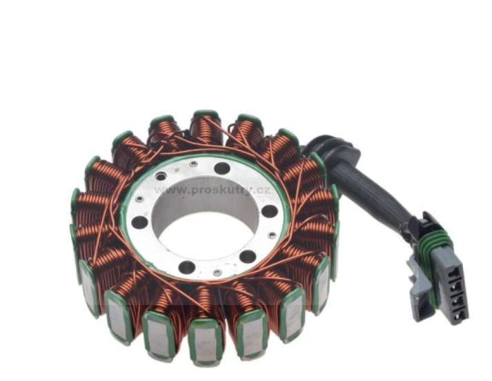 Elektro díly - Stator alternátoru 18 cívek pro Polaris Sportsman, Ranger, RZR 700/800 – 4011982, 4014034, 4011399