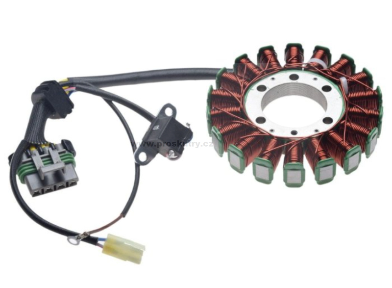 Elektro díly - Stator alternátoru 18 cívek pro Polaris Sportsman 500 2006–2014 – 3089959, 3089579, 3089906, 3090081