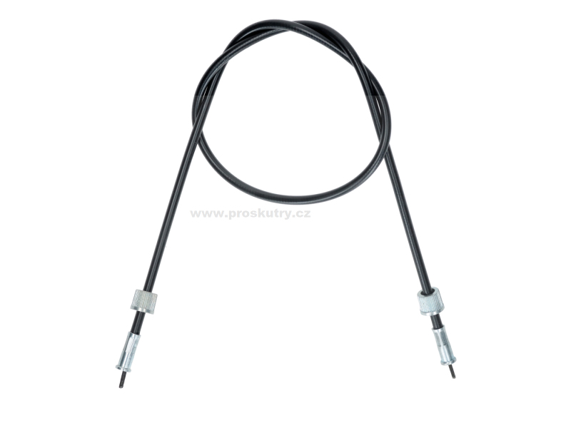 Zrcátka páčky řídítka - Lanko tachometru Schmitt Premium 720 mm černé pro Hercules, DKW – M10