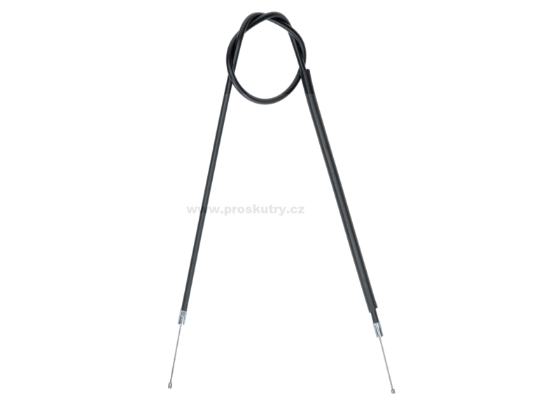 Zrcátka páčky řídítka - Lanko plynu Schmitt Premium pro Kreidler Florett RM, RMC, LF, LH – černé, 880 mm