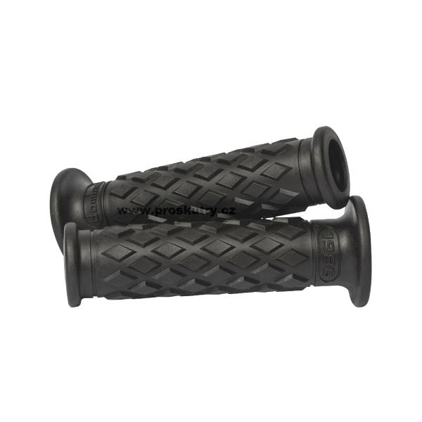 Zrcátka páčky řídítka - Gripy / rukojeti Domino 1986 černé, 120 mm