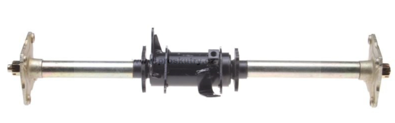 Podvozek tlumiče - Zadní osa bez ozubeného kola 650mm pro Čínské čtyřkolky 90/110ccm