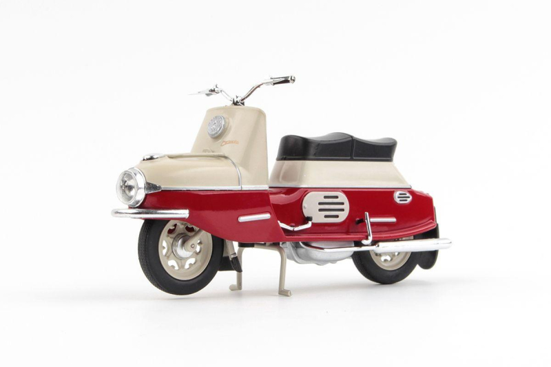 Příslušenství a nářadí - ČZ 175 - 501 Skútr (1958) 1:18 - Tmavě červená / světle šedá