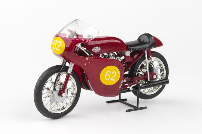 Příslušenství a nářadí - JAWA 350 2xOHC (1961) 1:18 - Velká Cena Německa Hockenheim 1961 #62 Šťastný