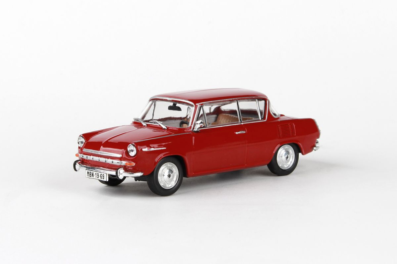 Příslušenství a nářadí - ŠKODA 1100MBX (1969) 1:43 - Červená Rubínová
