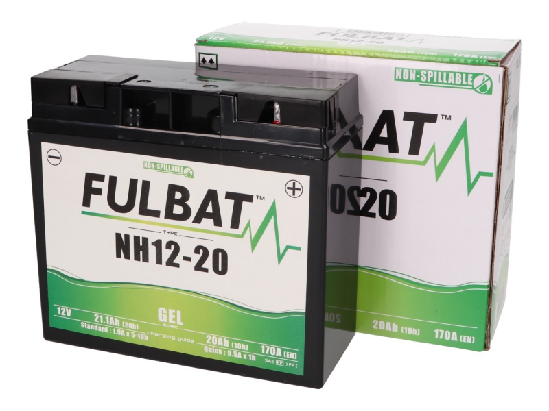 Elektro díly - Baterie Fulbat NH12-20, NH12-18 GEL