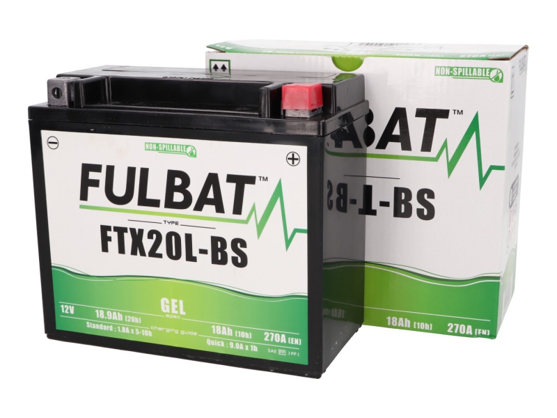 Baterie Fulbat Gel FTX20L-BS SLA MF