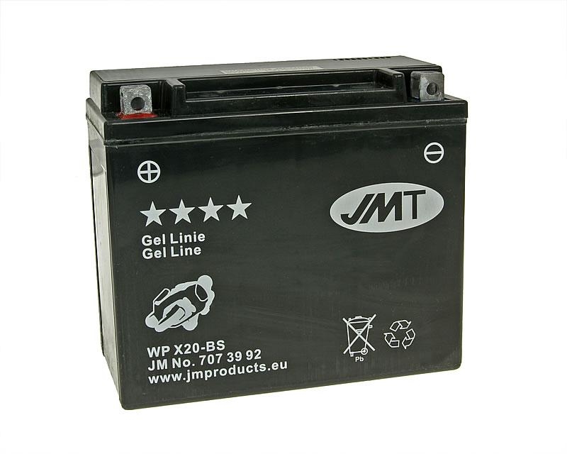 Baterie JMT Gel Line JMTX20-BS + doprava zdarma