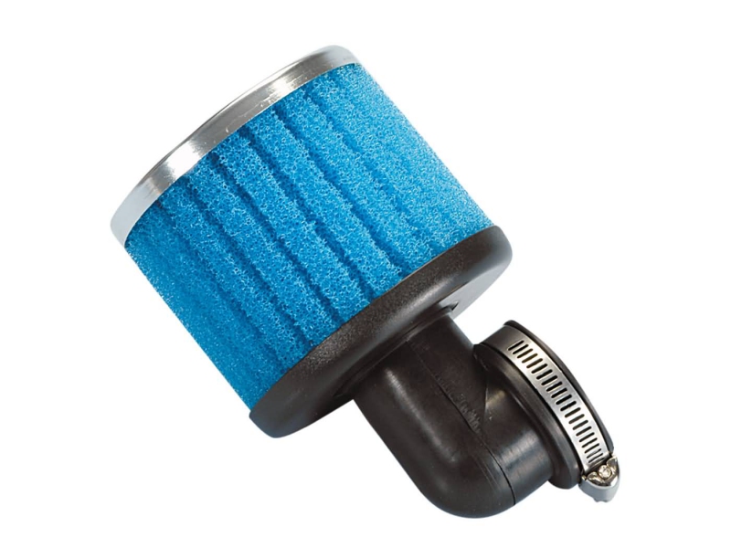Vzduchový filtr Polini Speciální vzduchový filtr 38mm 90 ° modrý