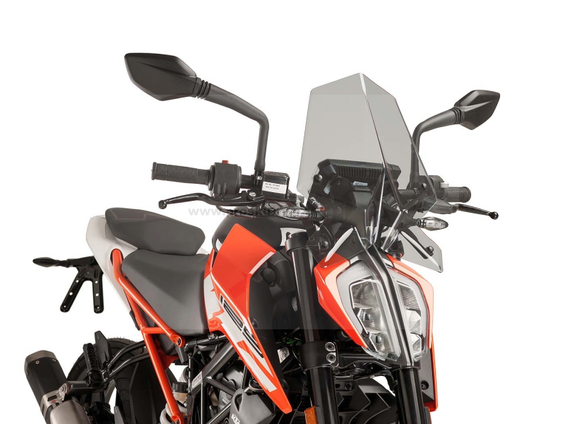 Plexisklo nové generace Sport tónované pro KTM Duke 125, 200, 390 17-