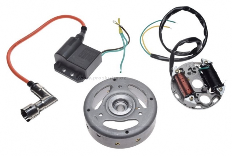 Elektro díly - Stator,rotor a cívka pro Puch Maxi