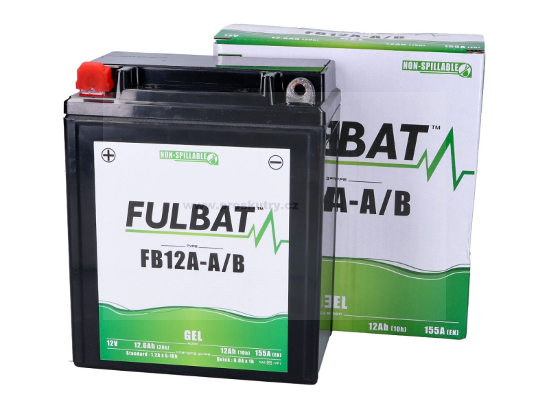 Baterie Fulbat FB12A-A / B GEL (12N12A-4A-1)