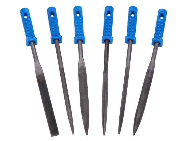 Příslušenství a nářadí - Sada pilníků na klíče 100mm 6 kusů