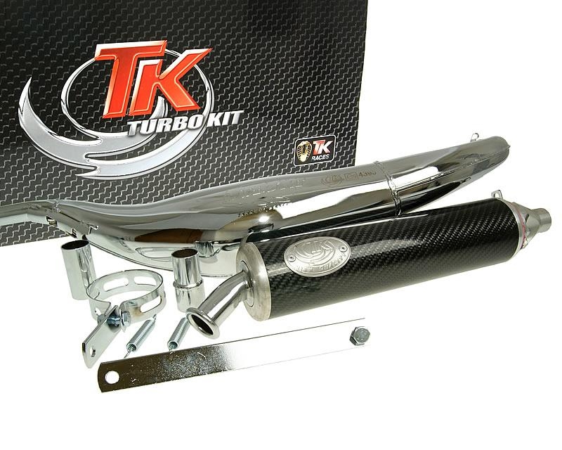 Výfuk Turbo Kit Road RQ chomovaný s homologací pro Aprilia RS50 (00-05) + doprava zdarma