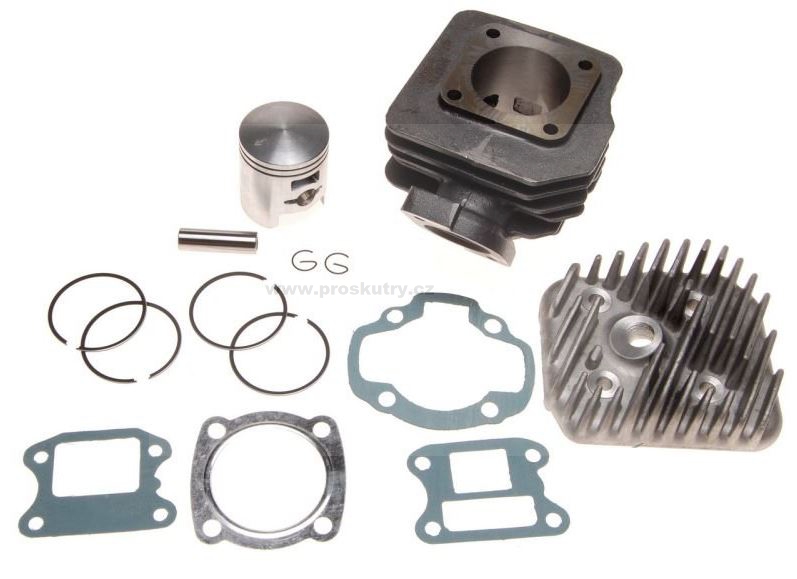 Motor - Válec s hlavou pro Kymco 70ccm 2T 47mm