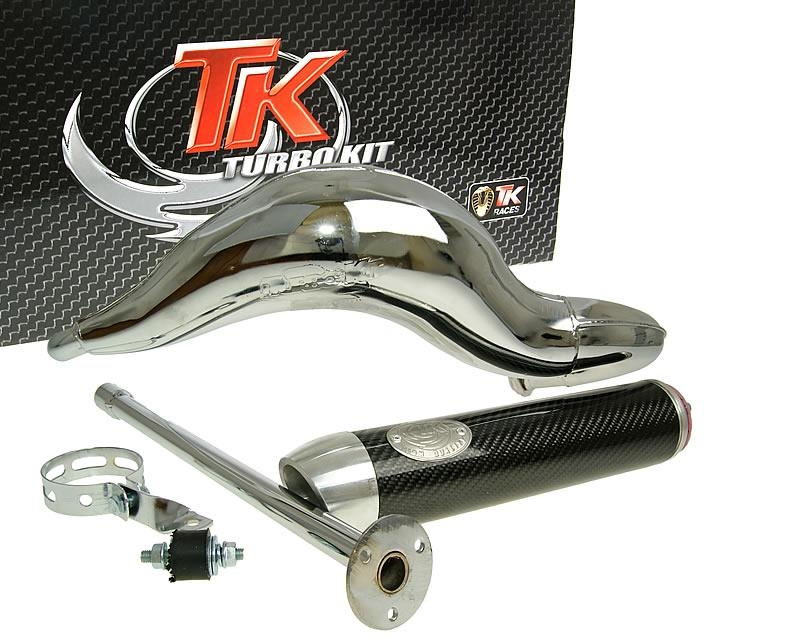 Výfuk Turbo Kit Road RQ chomovaný s homologací pro Aprilia RS50 (06-) + doprava zdarma