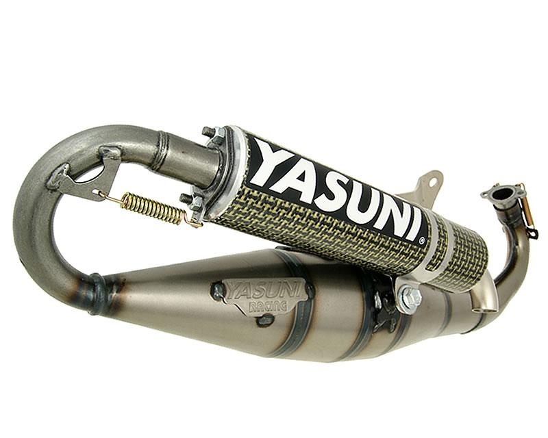 exhaust Yasuni Carrera 16 yellow carbon fiber for Piaggio + doprava zdarma