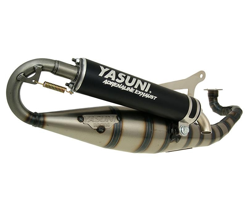 exhaust Yasuni Carrera 16/07 black E-marked for Minarelli horizontal + doprava zdarma