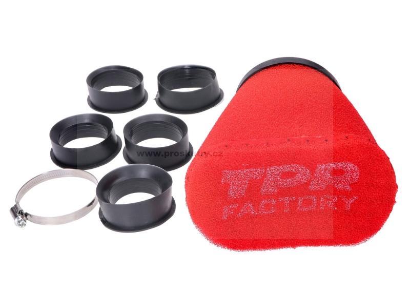 Vzduchový filtr TPR Factory červený 46 - 62mm