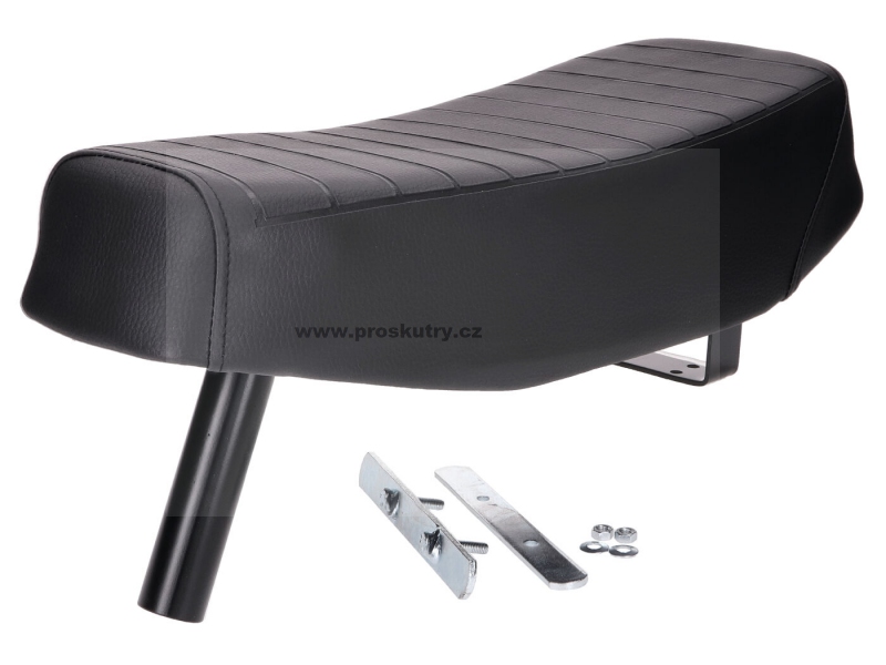 Dvou sedlo Buddy Seat černé pro Puch Maxi