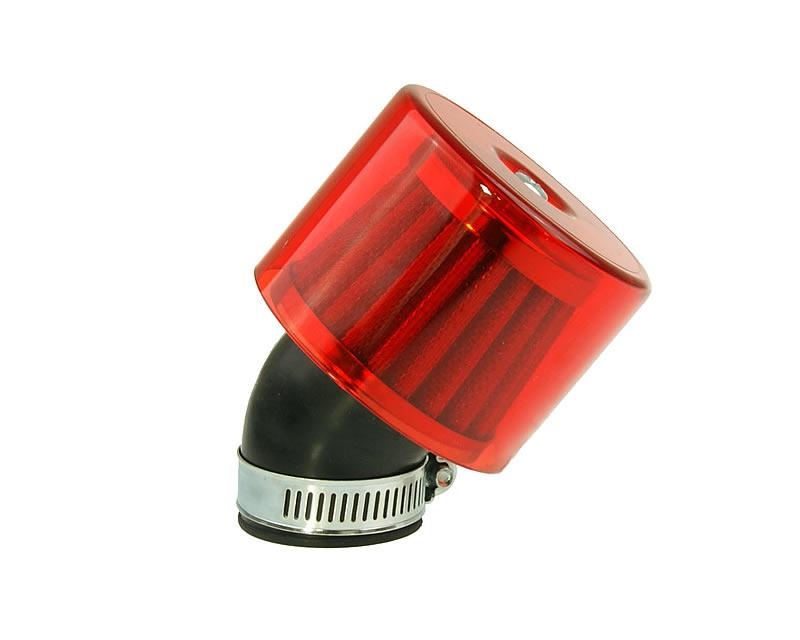 Motor - Vzduchový filtr průměr 35mm 45° - červený