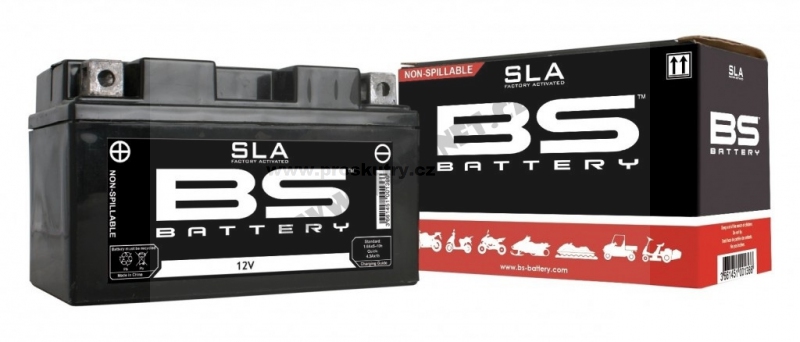 Elektro díly - Továrně aktivovaná motocyklová baterie BS-BATTERY BB4L-B (FA) (YB4L-B (FA)) SLA