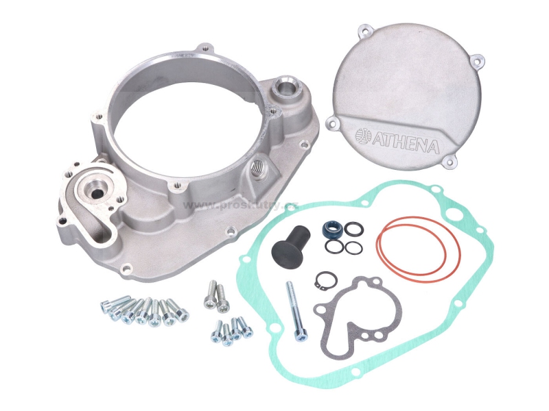 Motor - Kryt spojky Athena Racing 2-dílný pro Minarelli AM6 se startérem