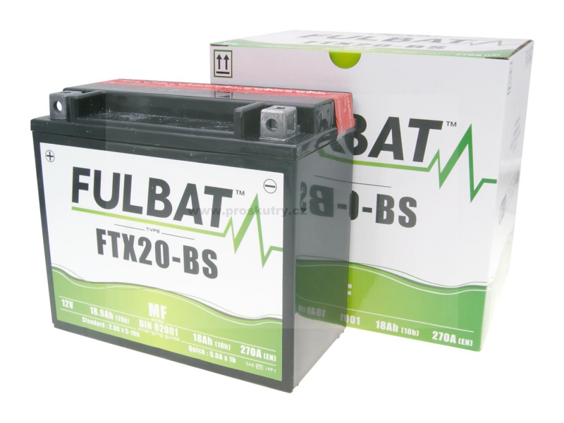 Baterie Fulbat FTX20-BS MF bezúdržbová
