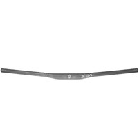 Řídítka n8tive AL7075 740x31.8, 10mm prohnutí, 5° nahoru, 7° zpětný klop - šedá