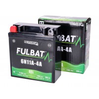 Baterie Fulbat 6N11A-4A 6V 11Ah GEL pro Simson S50, S51, SR50, SR80, MZ TS/ ES/ ETS