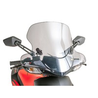 Plexi Puig City Touring kouřové pro Aprilia SR 50 R 05-15