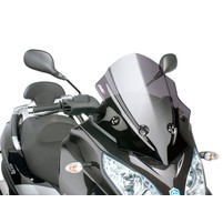 Plexi Puig V-Tech Sport tmavě kouřové pro Piaggio MP3 300ie LT Sport 2014