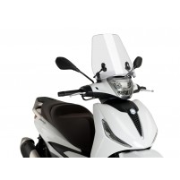 Plexi Puig Urban transparentní / čiré pro Piaggio Beverly 300, 400 tj. 2021-