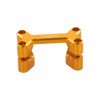 Držák řídítek Venandi Dogbone CNC zlatá barva pro Simson S50, S51