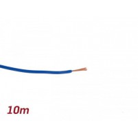 Jednožilový vodič - izolovaný drát 0,85mm délka 10m  modrý