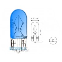 Žárovka BOSMA 12V 3W T10 MODRÁ (6425)