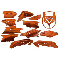 Sada plastů EDGE 13 kusů oranžová metalíza pro Peugeot Speedfight 2