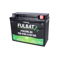 Baterie Fulbat FTX24HL-BS F50N-18L-A/A2/A3 GEL pro motocykl, zahradní traktor, sekačku s pojezdem, sekačku na trávu, zahradní nářadí, SSV, UTV