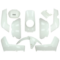 Sada plastů 10 kusů bílá lesklá pro NIU-N1, NQi-Sport